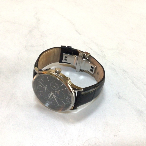 EDOX Les Vauberts Moon Phase Watch - Picture 8 of 13